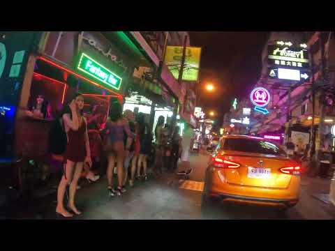 4K LK Metro Soi Pothole & Soi Buakhao 11 pm Pattaya Thailand Friday January 2023