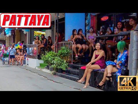 [4K] Pattaya LK Metro & Soi Honey Daily Life Scenes, Soi 13/1, Soi Boomerang, Soi Buakhao April 2022