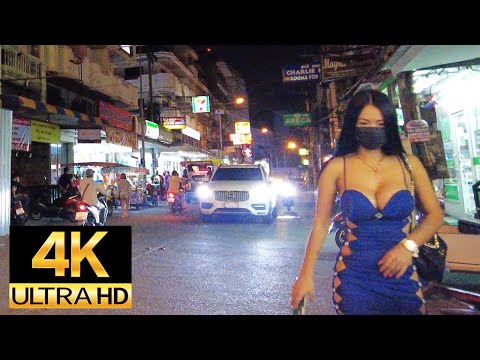 Pattaya 4K Walk Quarantine again.Beach Road, Soi LK METRO, Soi Bua Khao. 21th Dec.
