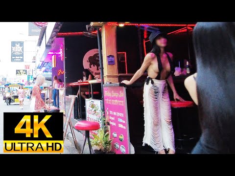 Pattaya 4K Walk Soi BuaKhao, Soi LK METRO, Soi Diana, Beach Road. Dec 2022.