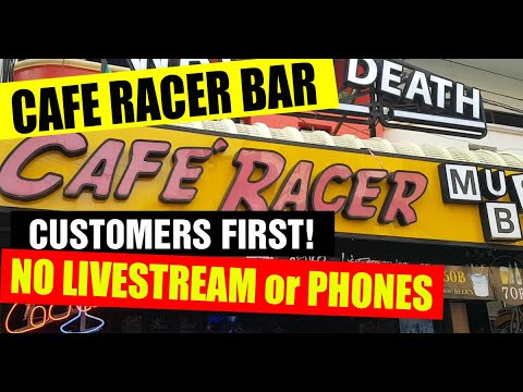 Pattaya Bars – Cafe Racer in LK Metro, Great music, girls and more here in Pattaya City 2021  Part 2