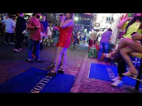 Pattaya Lady boy, Walking street, LK metro Nov 2018