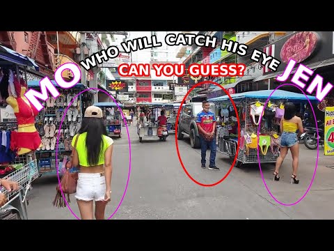 Soi Buakhao, LK Metro, Soi Pothole, Street vendors Love their Job, Who will catch his eye, Comment?