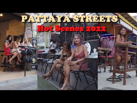Thailand Pattaya 👯‍ Soi Buakhao hot scenes/ Soi LK Metro/ Tree Town/ Soi 7 beach road/ March 2022