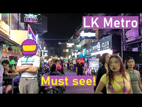 Wandering LK Metro Pattaya | Night & day walk | พัทยา ประเทศไทย PATTAYA THAILAND | Ep 39 2023