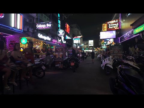 Pattaya Soi Buakhao, LK Metro, Soi Diana, Thailand 4K 30FPS